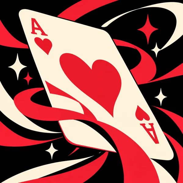 Ace Hearts Card design