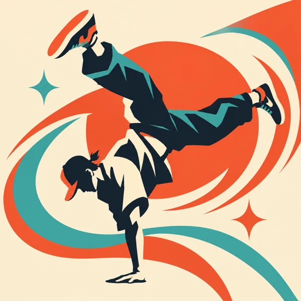 Breakdancer One Hand Freeze design