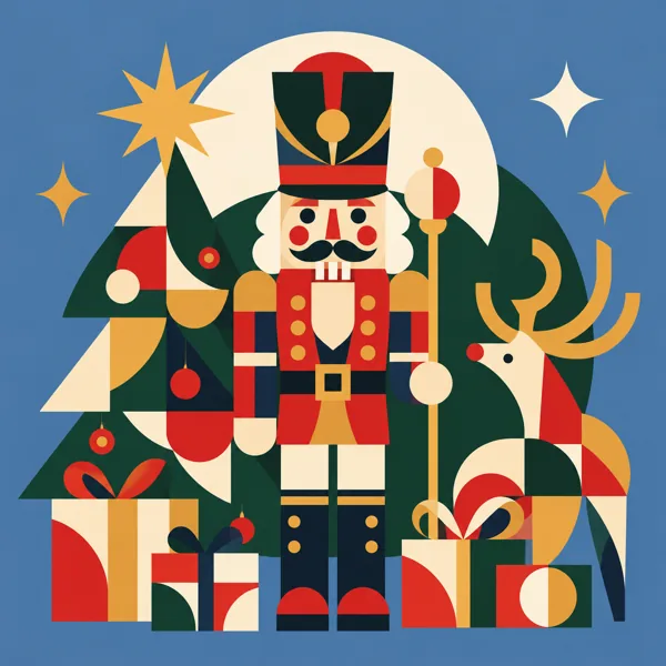 Nutcracker Reindeer design