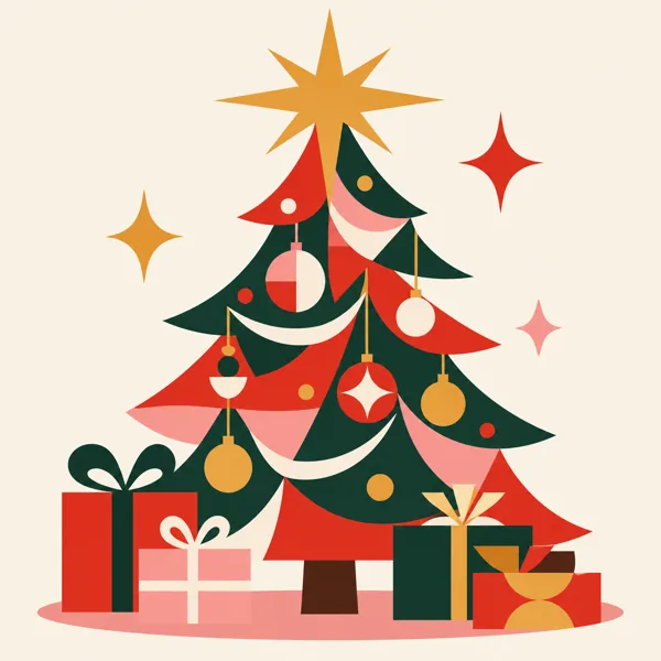 Christmas Tree With Gifts design