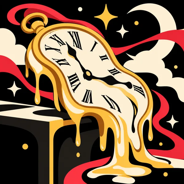 Melting Pocket Watch design