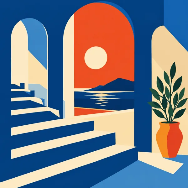 Seaside Arch Stairs design