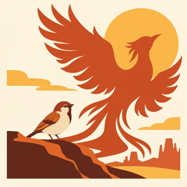 Sparrow Firebird Sunset design